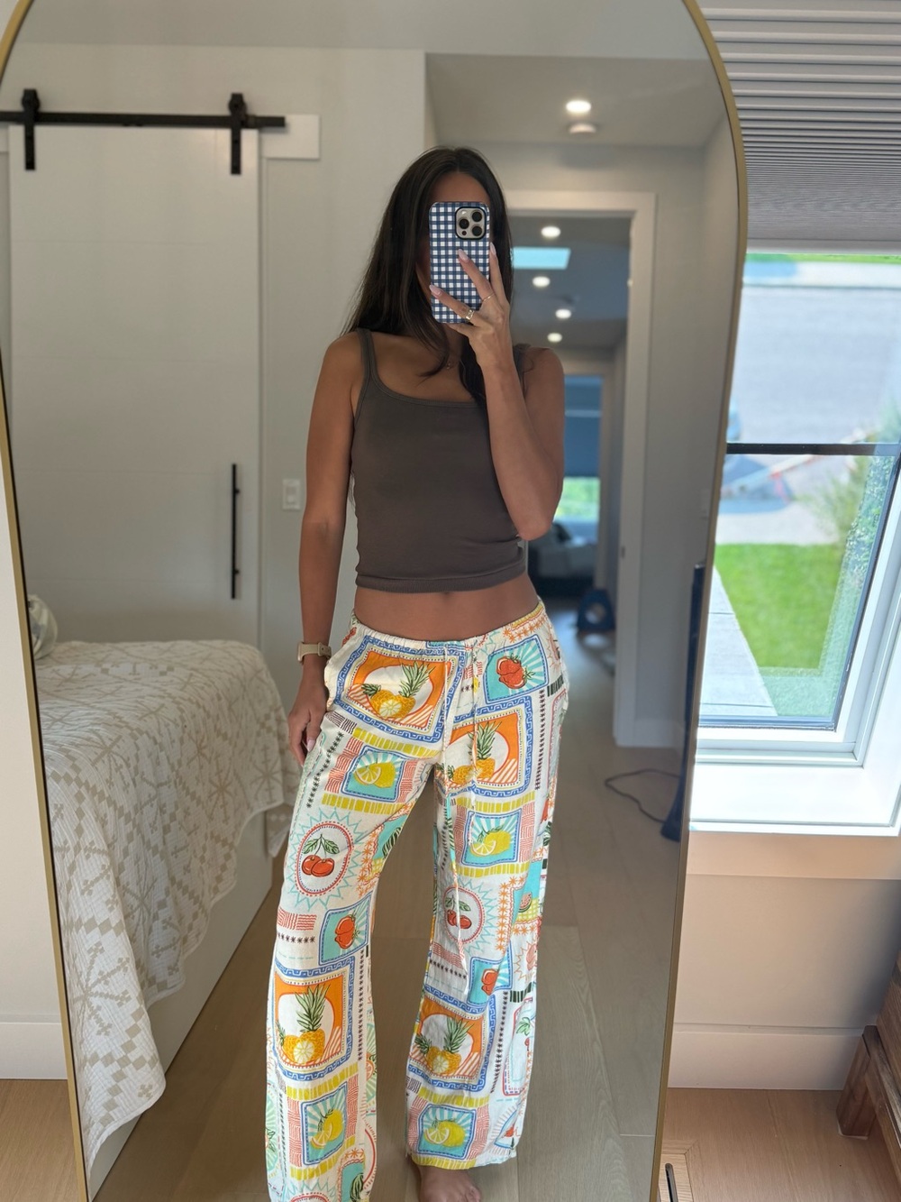 Summer beach wide pants